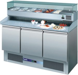 Prodis EC-3PIZZA-LE Low Energy Refrigerated Pizza Preparation Unit