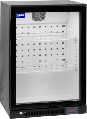 Prodis NT1BH-HC Single Black Door Bottle Cooler