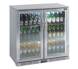 Lec BC9097STLED Double Hinged Stainless Steel Door Efficienc Bottle Cooler