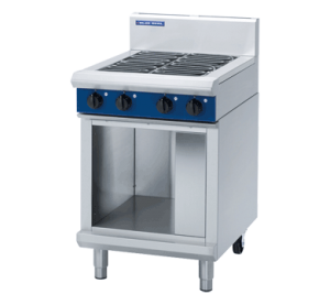 Blue Seal Evolution E514D-CB 4 Element Electric Cooktop on Cabinet Base