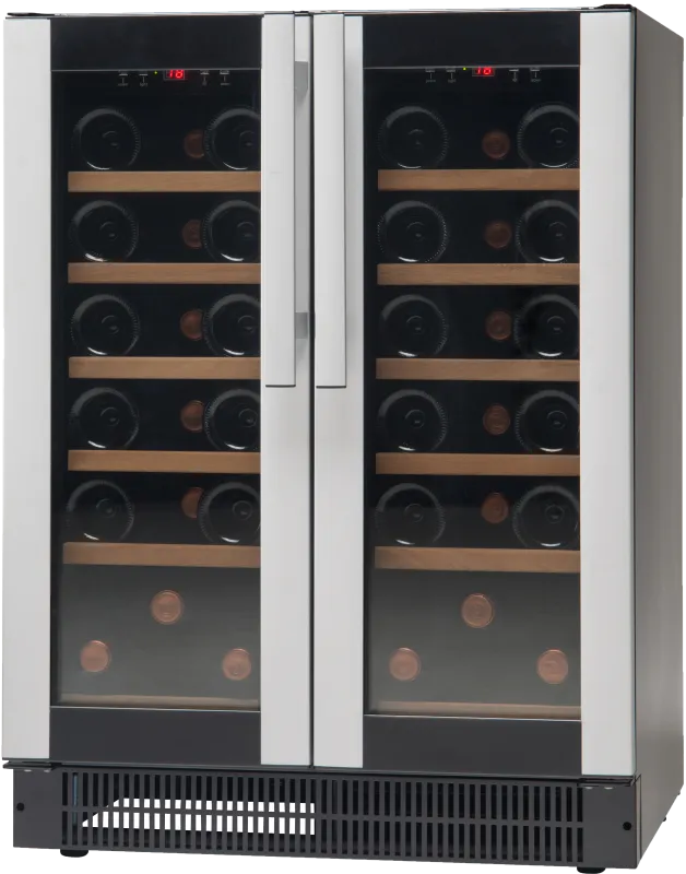 Vestfrost W38 Undercounter DualZone Wine Cooler Peachman