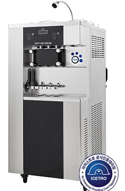 Icetro ISI-273SH3S Freestanding Twin Flavour Soft Ice Cream Vending Machine