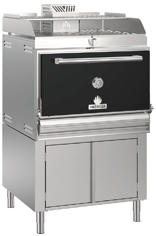 Mibrasa HMB AB SB 160 Charcoal Oven With Cupboard Below and Heating Rack Peachman