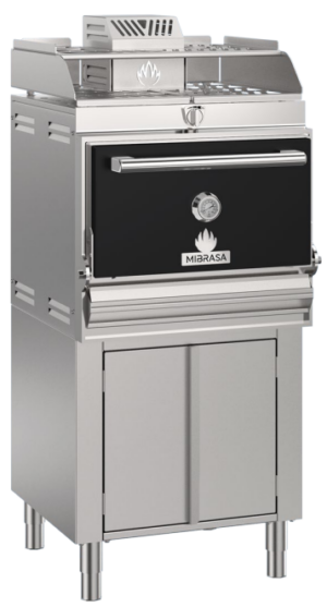Mibrasa HMB AB SB 75 Charcoal Oven With Cupboard Below and Heating Rack
