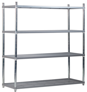 Craven 4NYM 4 Tier Nylon Coated Wire Shelving 300mm Deep