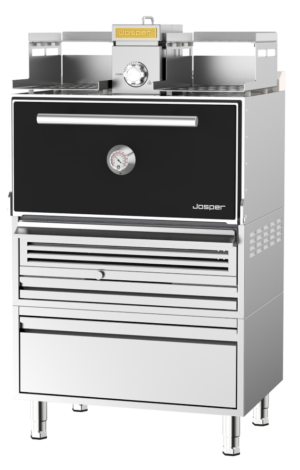 Josper HJX-PRO-M120-WTD Charcoal Oven With Warmer, Table and Drawer
