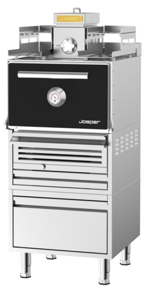 Josper HJX-PRO-S80-WTD Charcoal Oven With Warmer, Table and Drawer