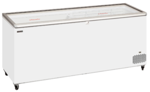 Tefcold ST701 Hinged Glass Lid Chest Freezer