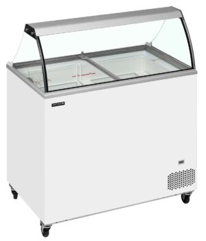 Tefcold IC301SC+CANOPY Scoop Ice Cream Display
