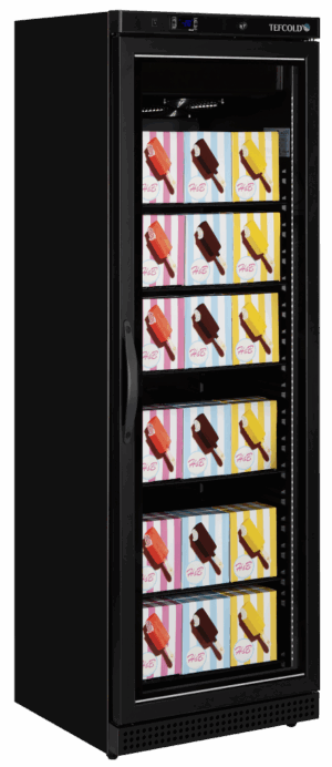 Tefcold UF400VGB Black Display Freezer