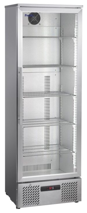 Prodis NT10ST-LE Single Stainless Steel Door Upright Bottle Cooler