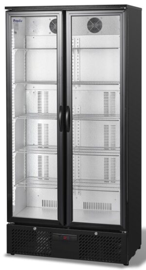 Prodis NT20-LE Double Black Door Upright Bottle Cooler