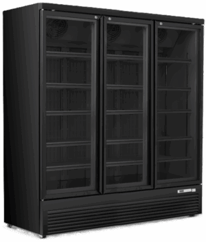 Blizzard BMF3 Triple Glass Door Upright Freezer