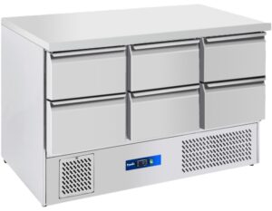 Prodis EC-6DSS-LE Low Energy 6 Drawer Refrigerated Saladette Counter