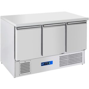 Prodis EC-3SS-LE Low Energy 3 Door Refrigerated Saladette Counter