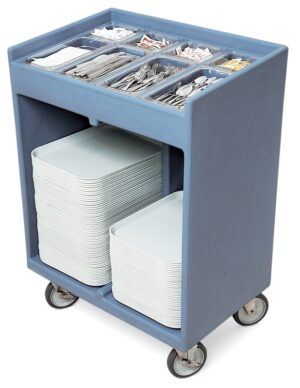 Cambro TC1418401 Tray & Silver Cart
