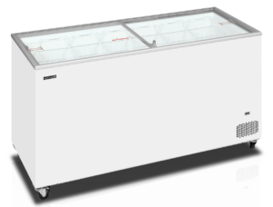 Tefcold IC501SC Sliding Flat Glass Lid Chest Freezer