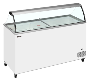 Tefcold IC501SC + CANOPY Scoop Ice Cream Display